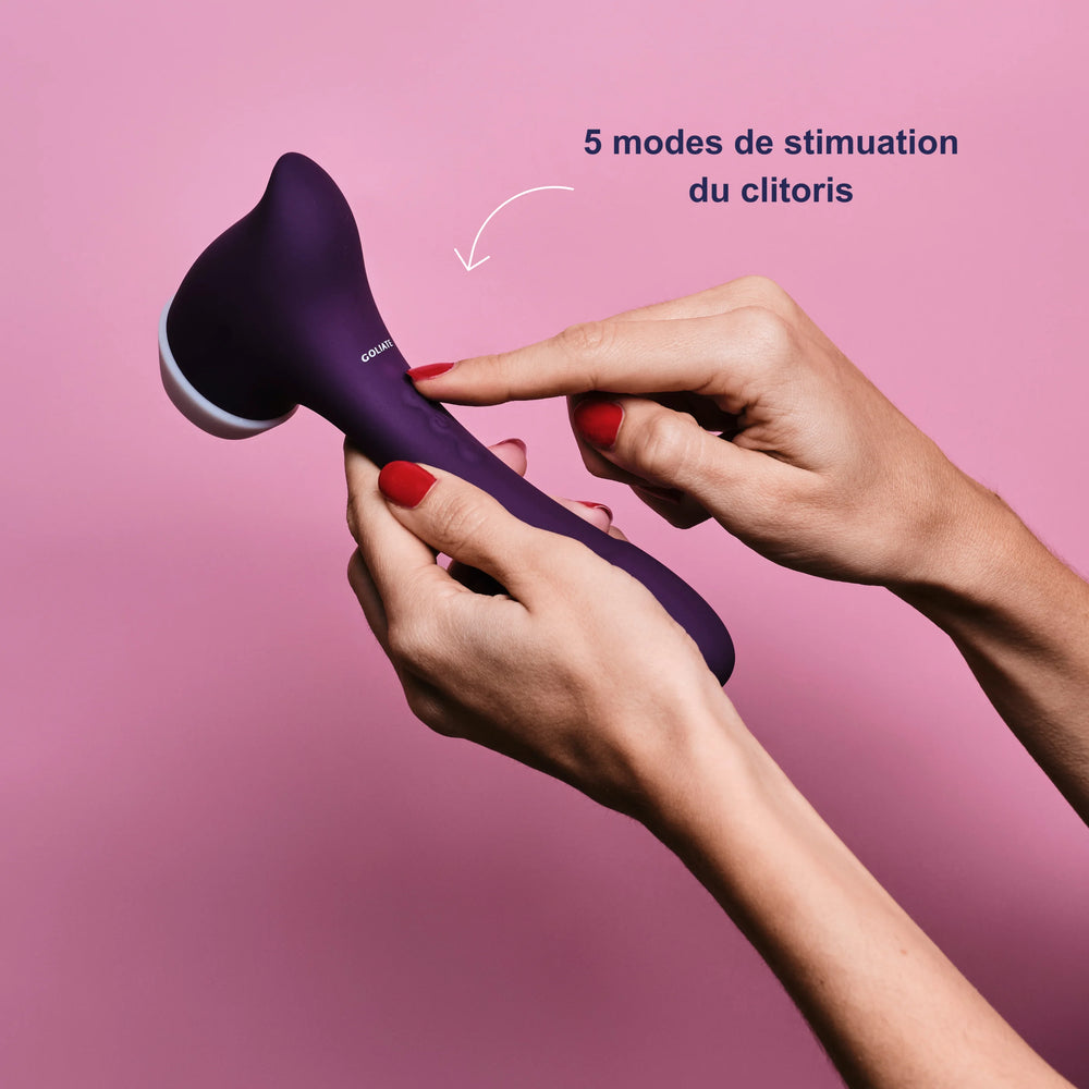 ¡The Amazing! - El 2 en 1 - Estimulador de clítoris y vibrador