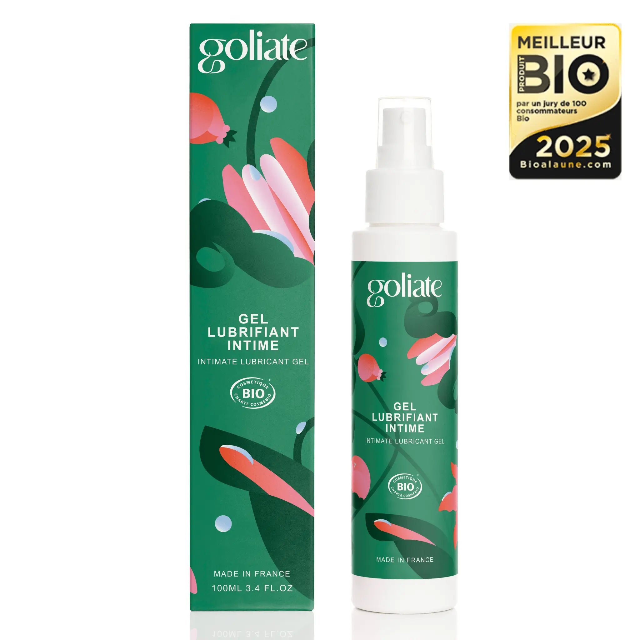 Gel lubrifiant intime naturel bio Goliate