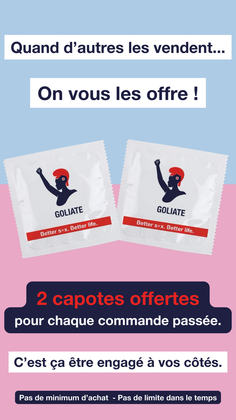 preservatifs goliate norme CE marque française lubrifié transparent latex