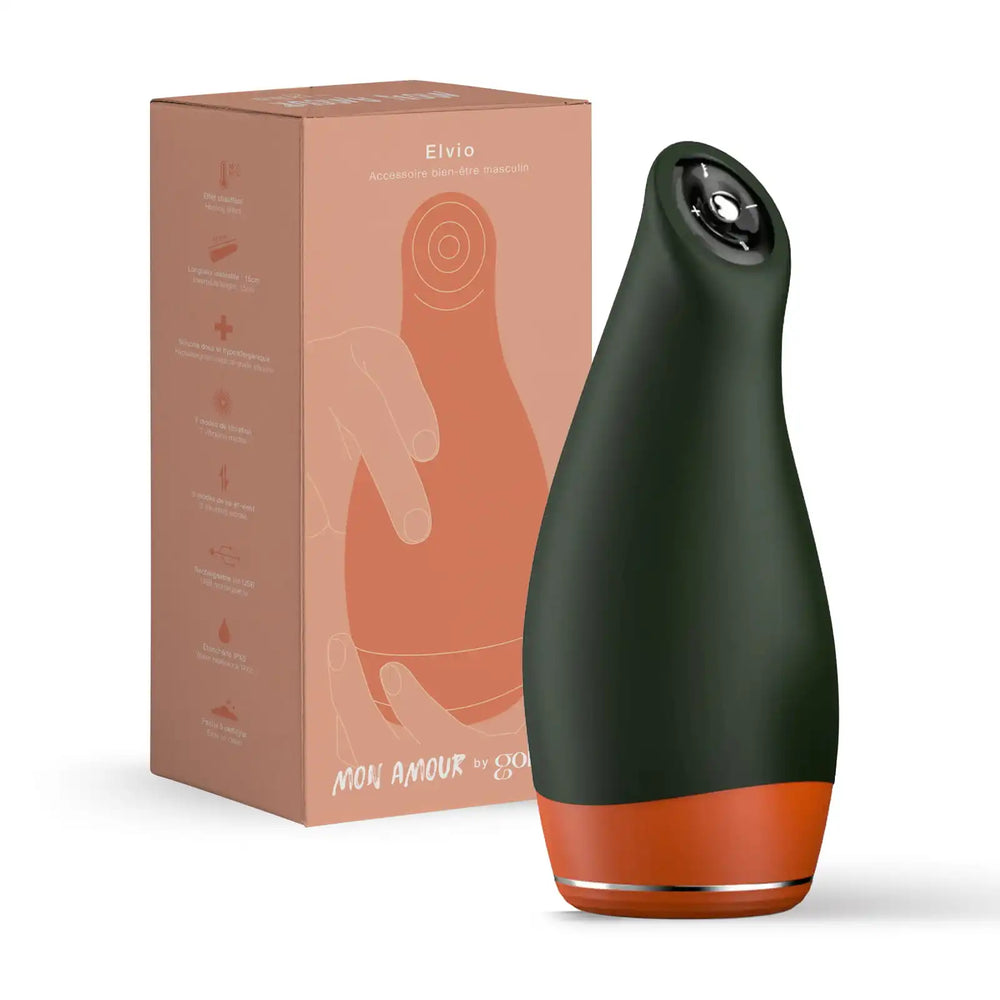 Elvio - Masturbateur chauffant & vibrant