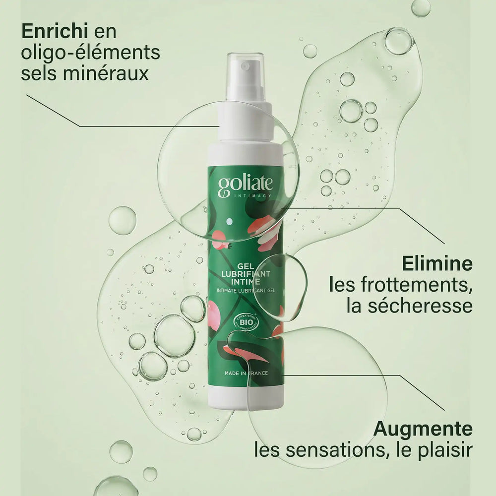 Gel lubricante íntimo - de larga duración - natural y certificado orgánico