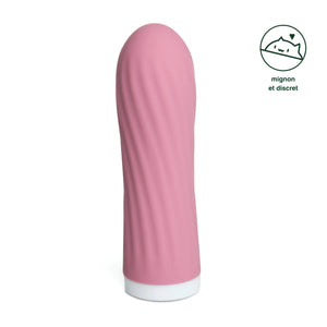 Bullet - Mini vibro nervuré ultra puissant