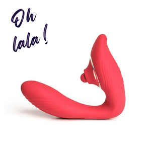The King 2 in 1 - folding vibrator clitoral stimulator & vibrator by Mon Amour