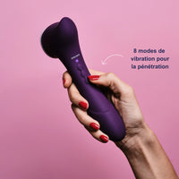 ¡The Amazing! - El 2 en 1 - Estimulador de clítoris y vibrador