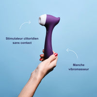 ¡The Amazing! - El 2 en 1 - Estimulador de clítoris y vibrador