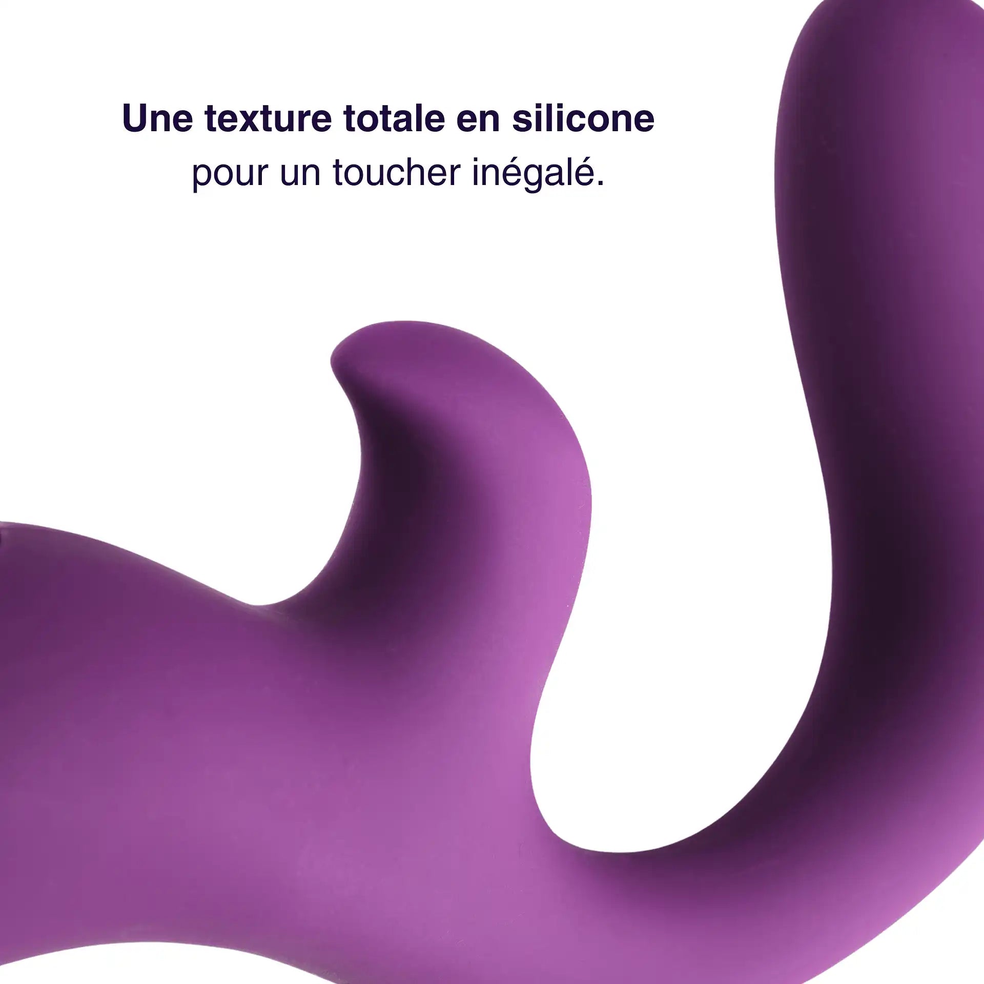 Flexio - vibromasseur pliant flexible double stimulation