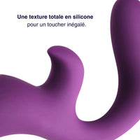 Flexio - vibromasseur pliant flexible double stimulation