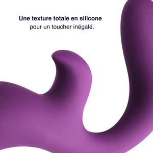 Flexio - vibromasseur pliant flexible double stimulation