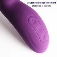 Flexio - vibromasseur pliant flexible double stimulation