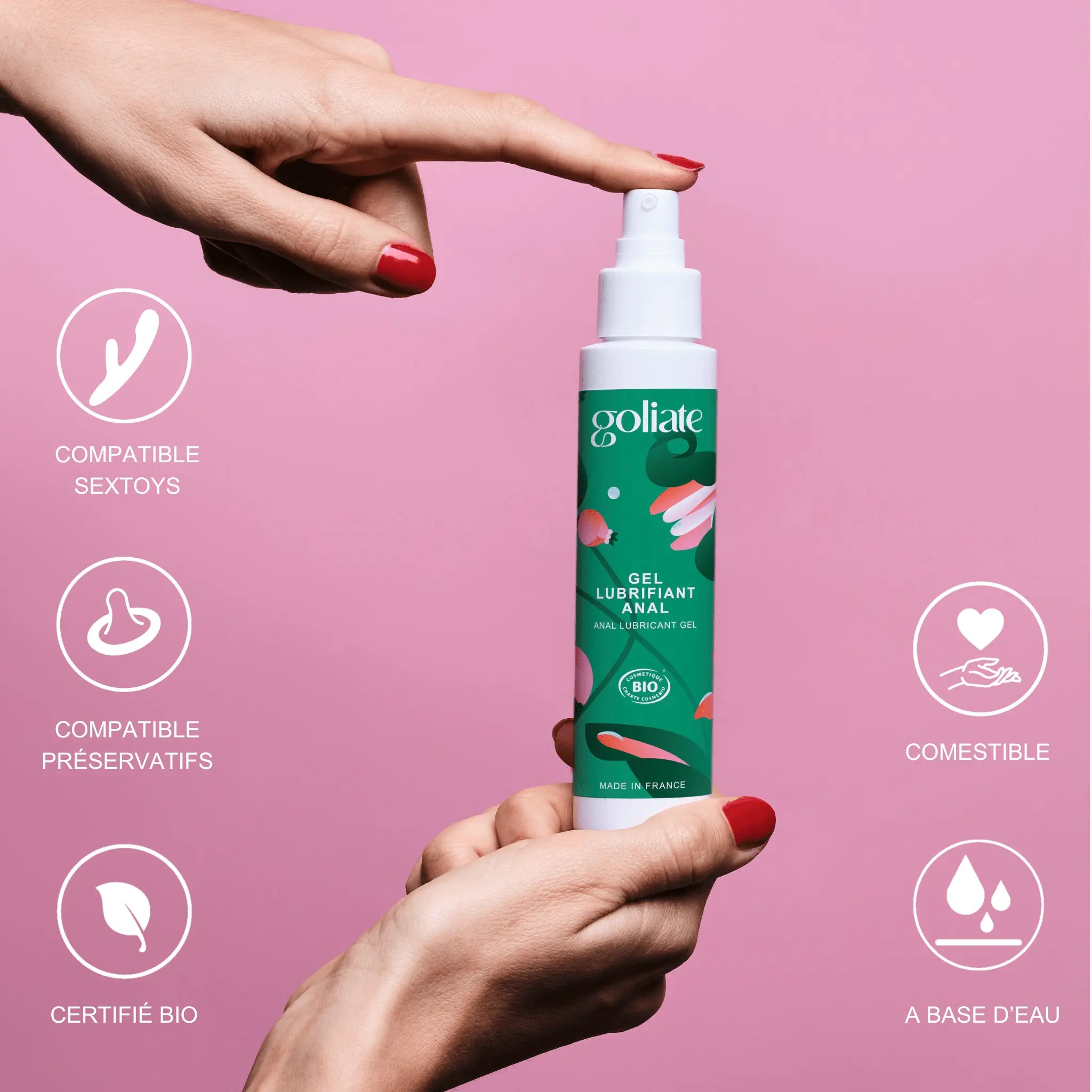 Anal Glide Gel - Organic & Vegan Anal Lubricant Gel | GOLIATE Goliate Anal Glide Gel - Organic & Vegan Anal Lubricant Gel | GOLIATE Goliate