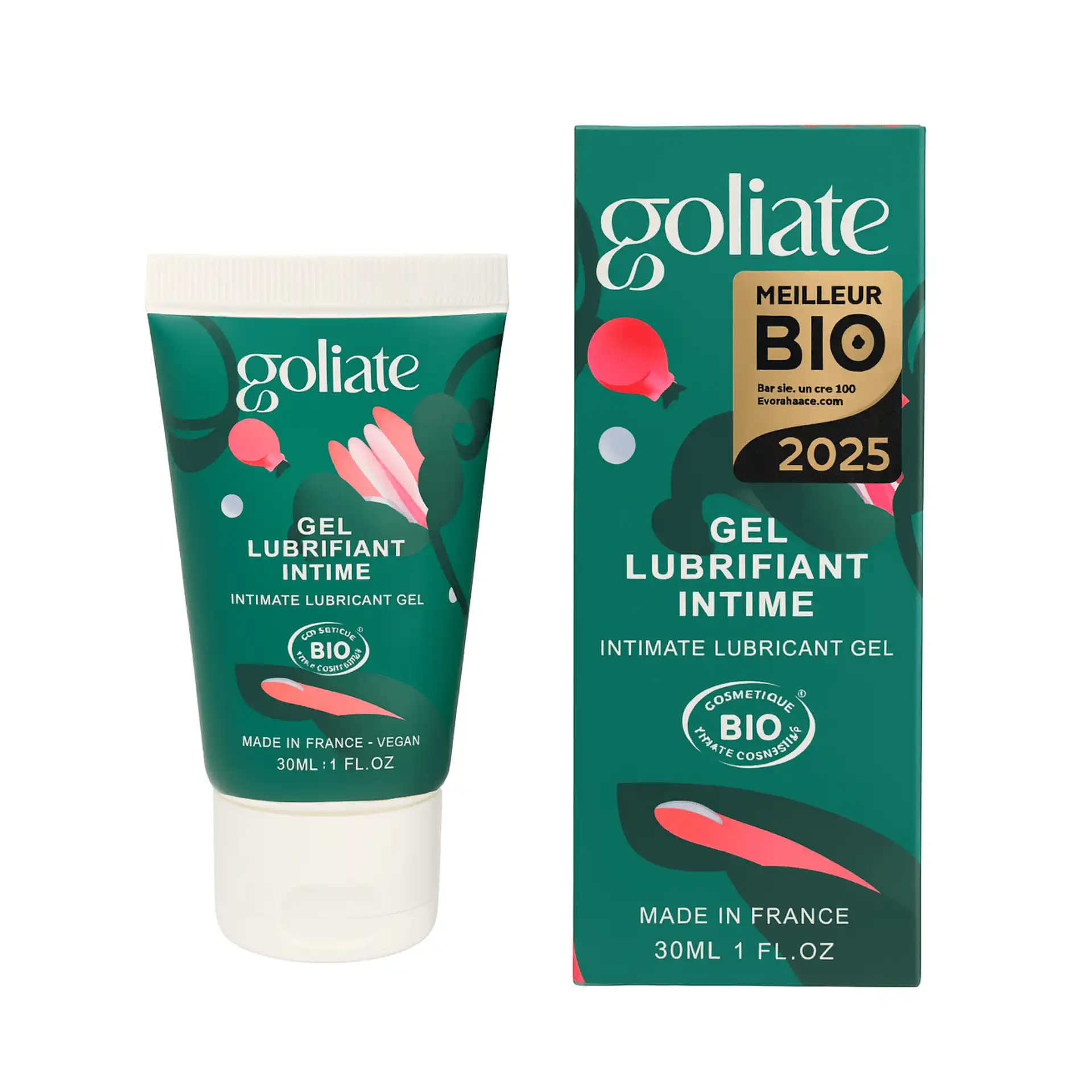 Intimate lubricant gel - long-lasting - natural & organic certified