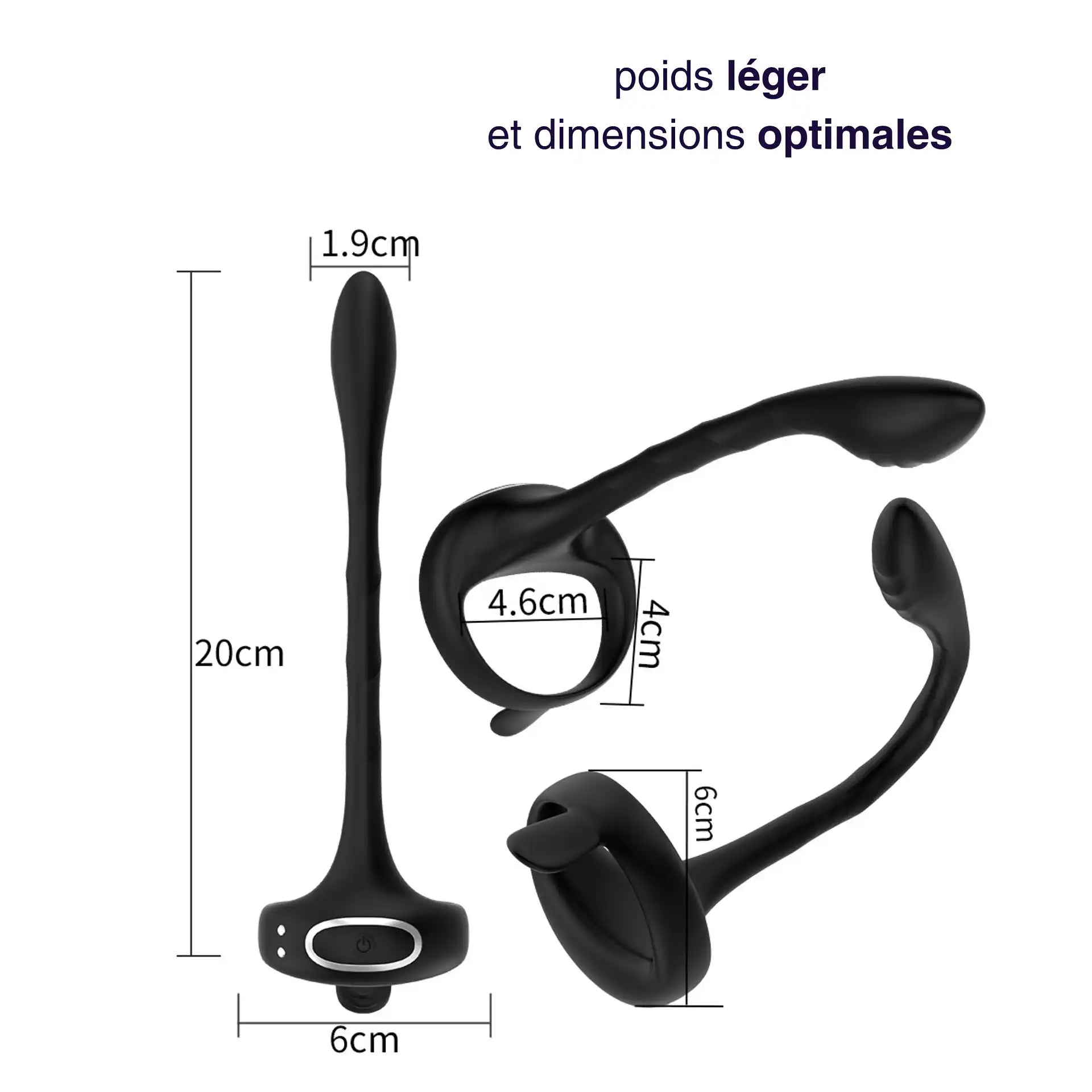 Arlo - anneau pénien vibrant et stimulateur prostatique