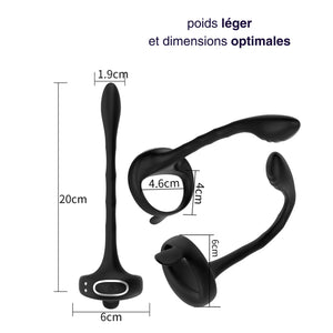 Arlo - anneau pénien vibrant et stimulateur prostatique