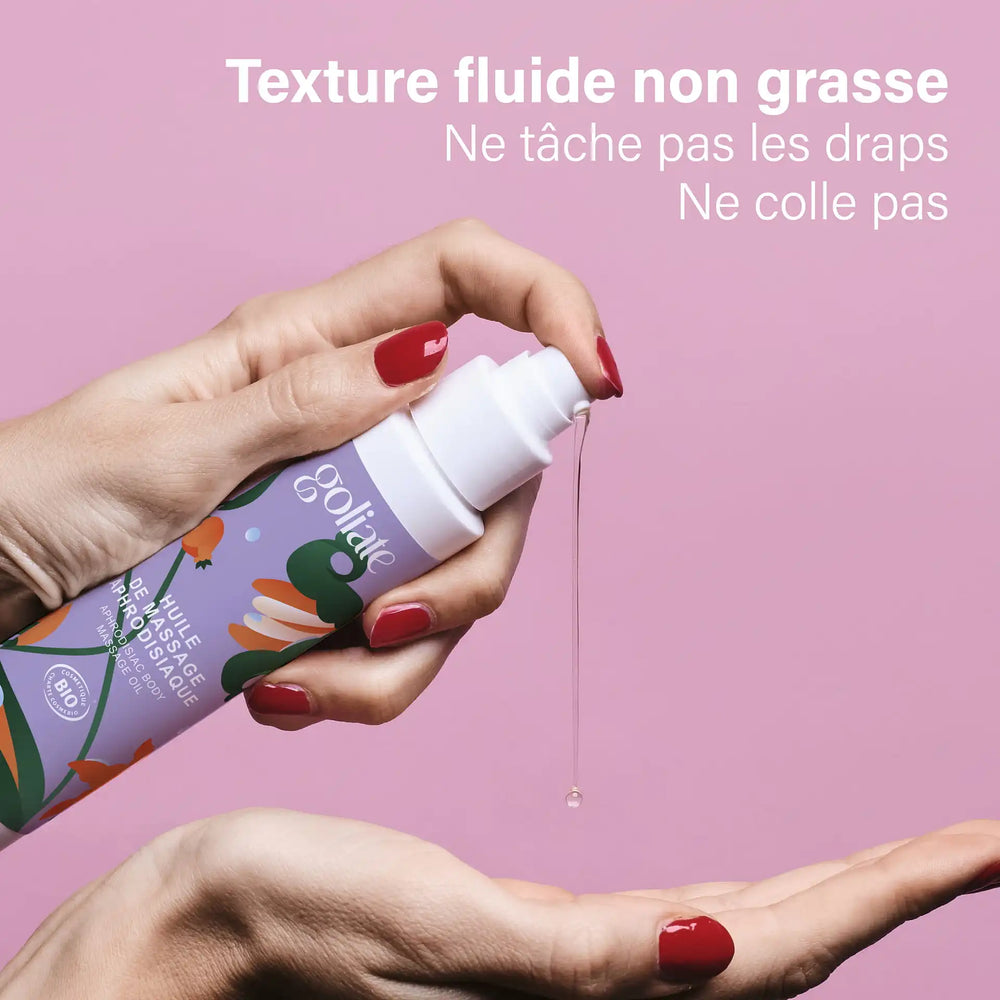 Huile de massage sensorielle