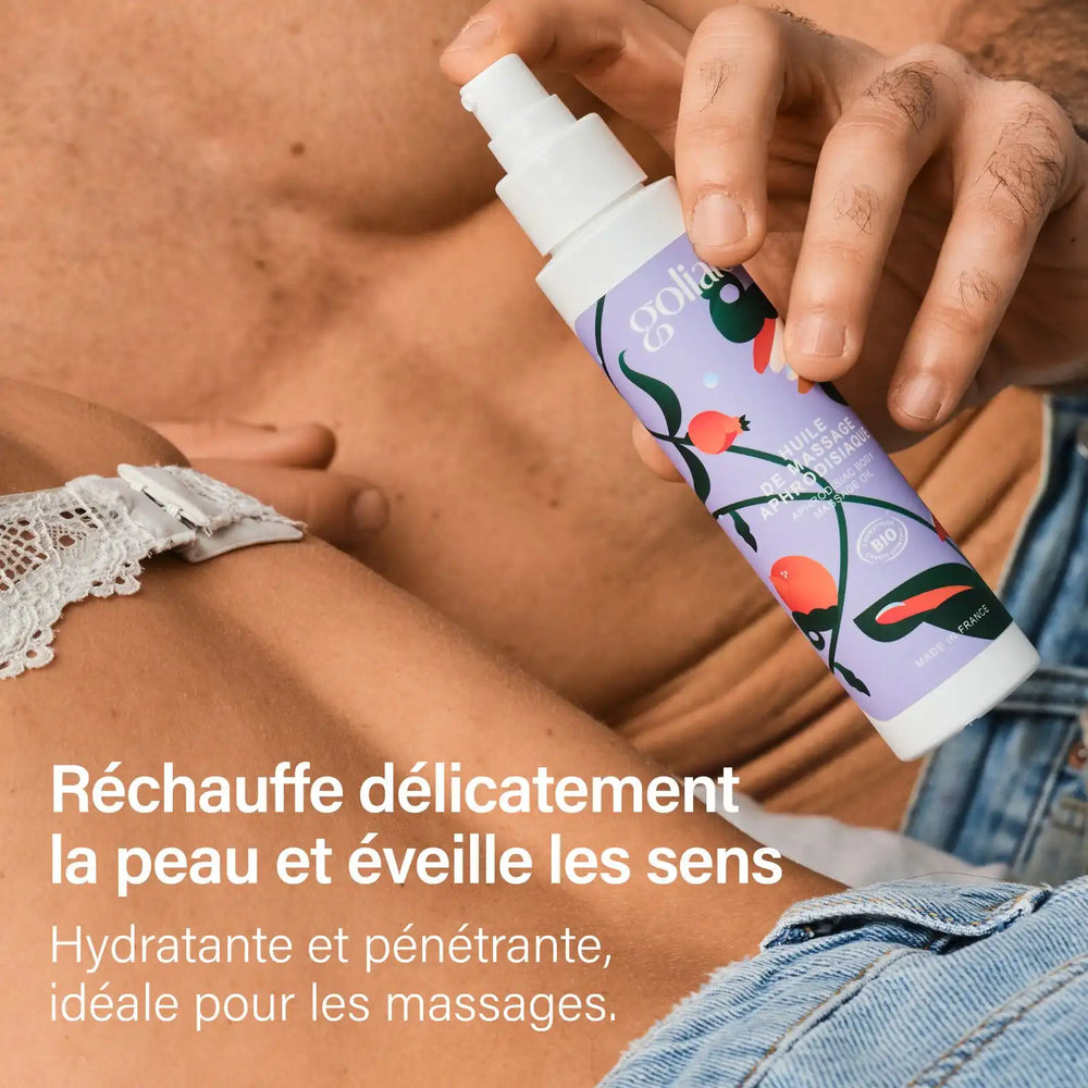 Huile de massage sensorielle