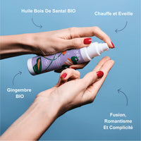 Huile de massage sensorielle