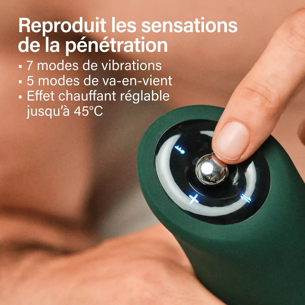 Elvio - Masturbateur chauffant & vibrant