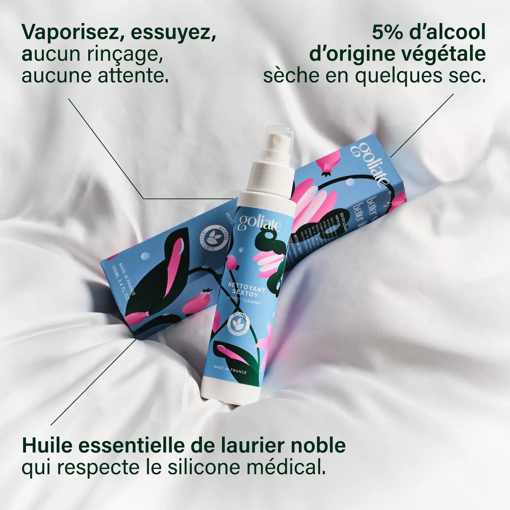 Limpiador de juguetes sexuales - Sencillo, rápido y eficaz - natural