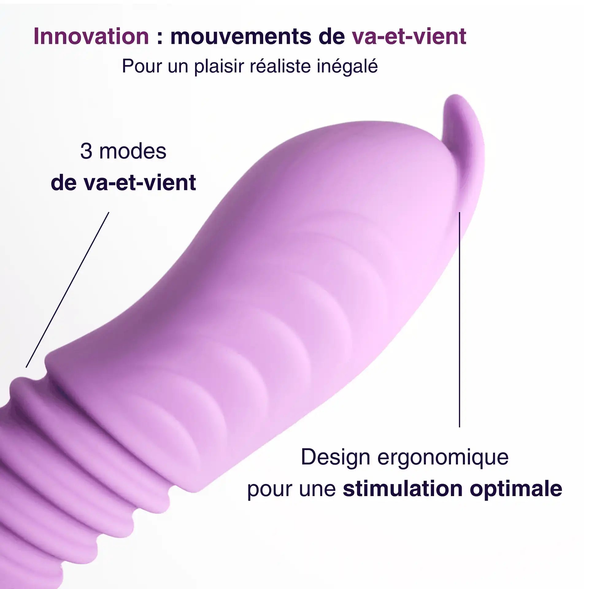 Nova - rabbit 2 télescopique & stimulateur sans contact