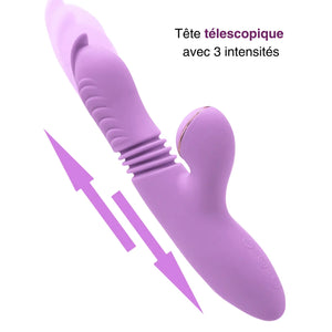 Nova - rabbit 2 télescopique & stimulateur sans contact