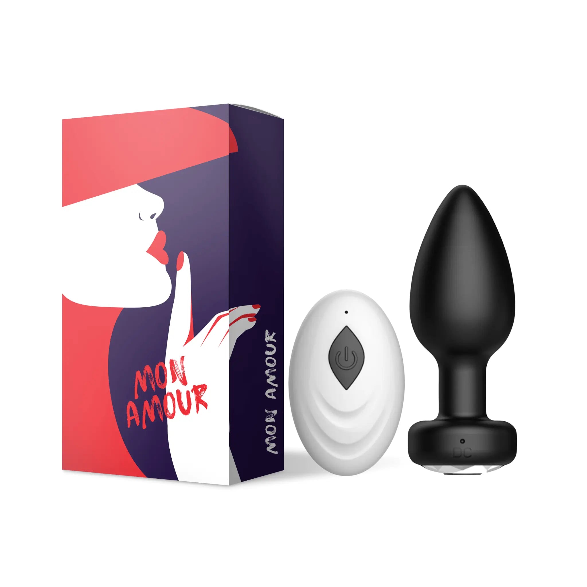 Plug anal vibratorio con control remoto de Mon Amour