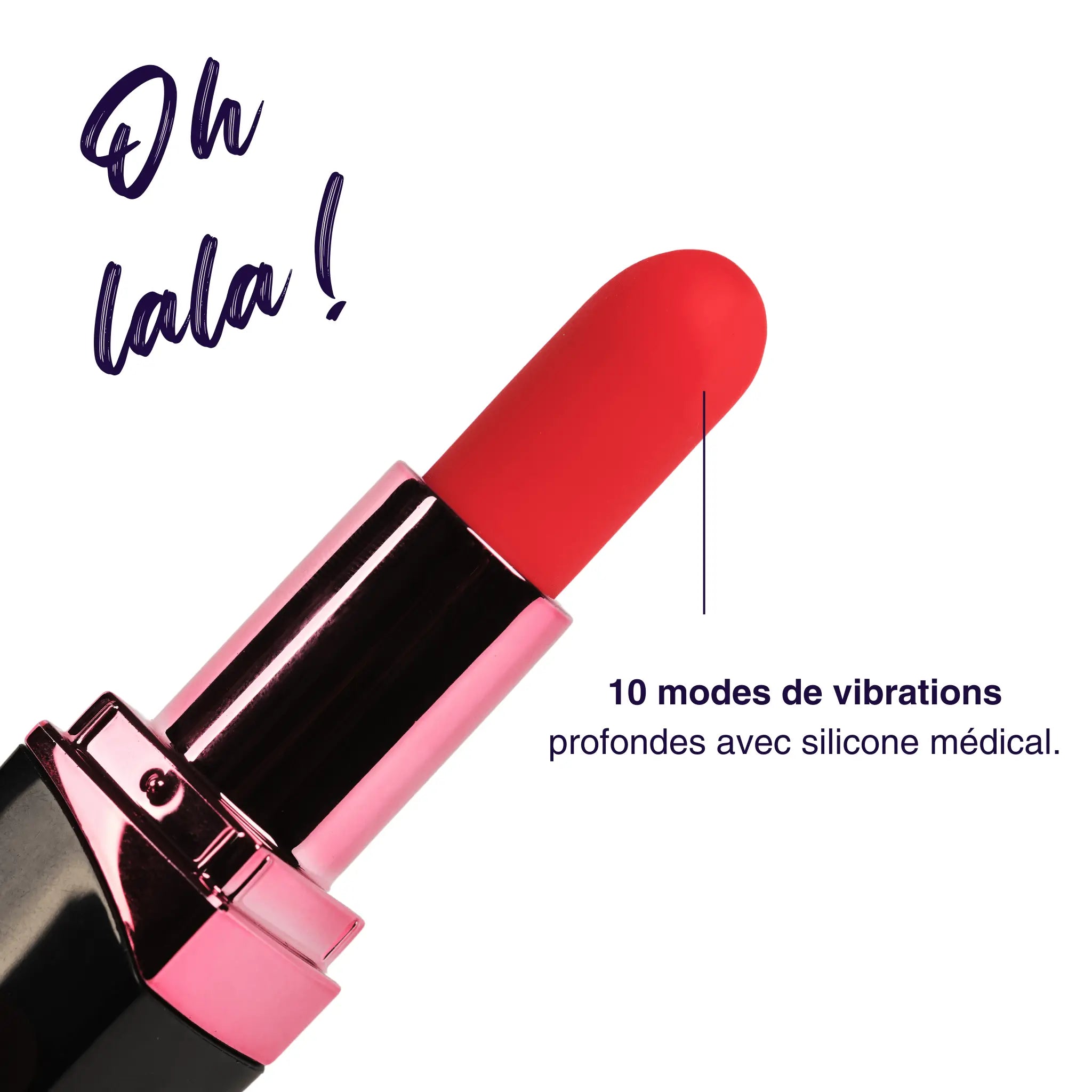 Vibrant lipstick by Mon Amour