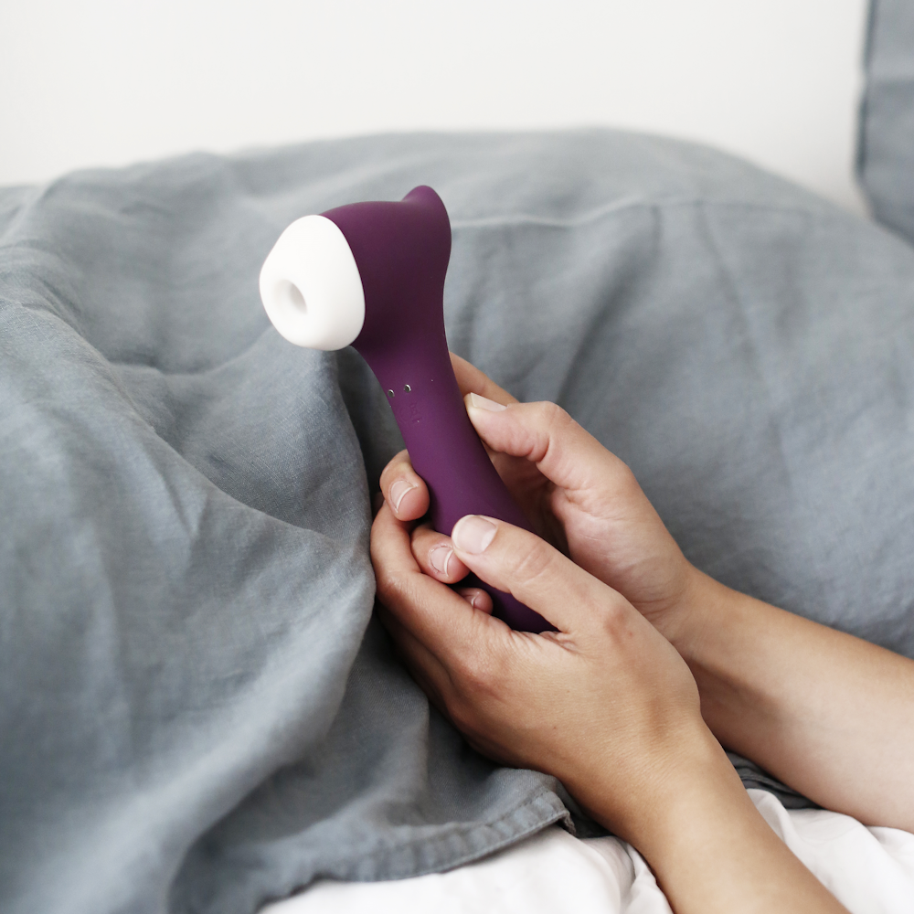 ¡The Amazing! - El 2 en 1 - Estimulador de clítoris y vibrador