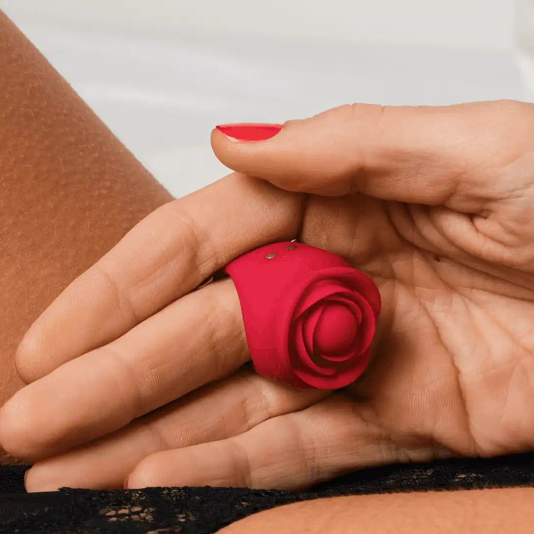 Ruby - bague vibrante en silicone