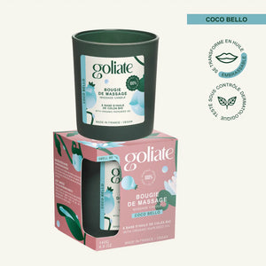 Bougie de massage Coco Bello par Goliate