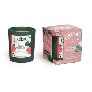 Bougie de massage bio - parfum intense
