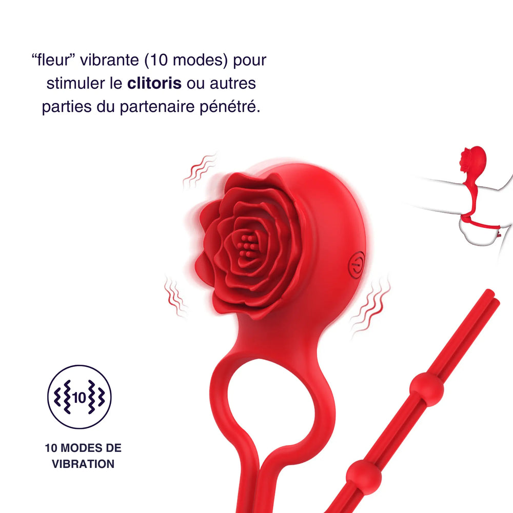 Viber - el anillo vibrador para el pene con pico para una estimulación real de Mon Amour