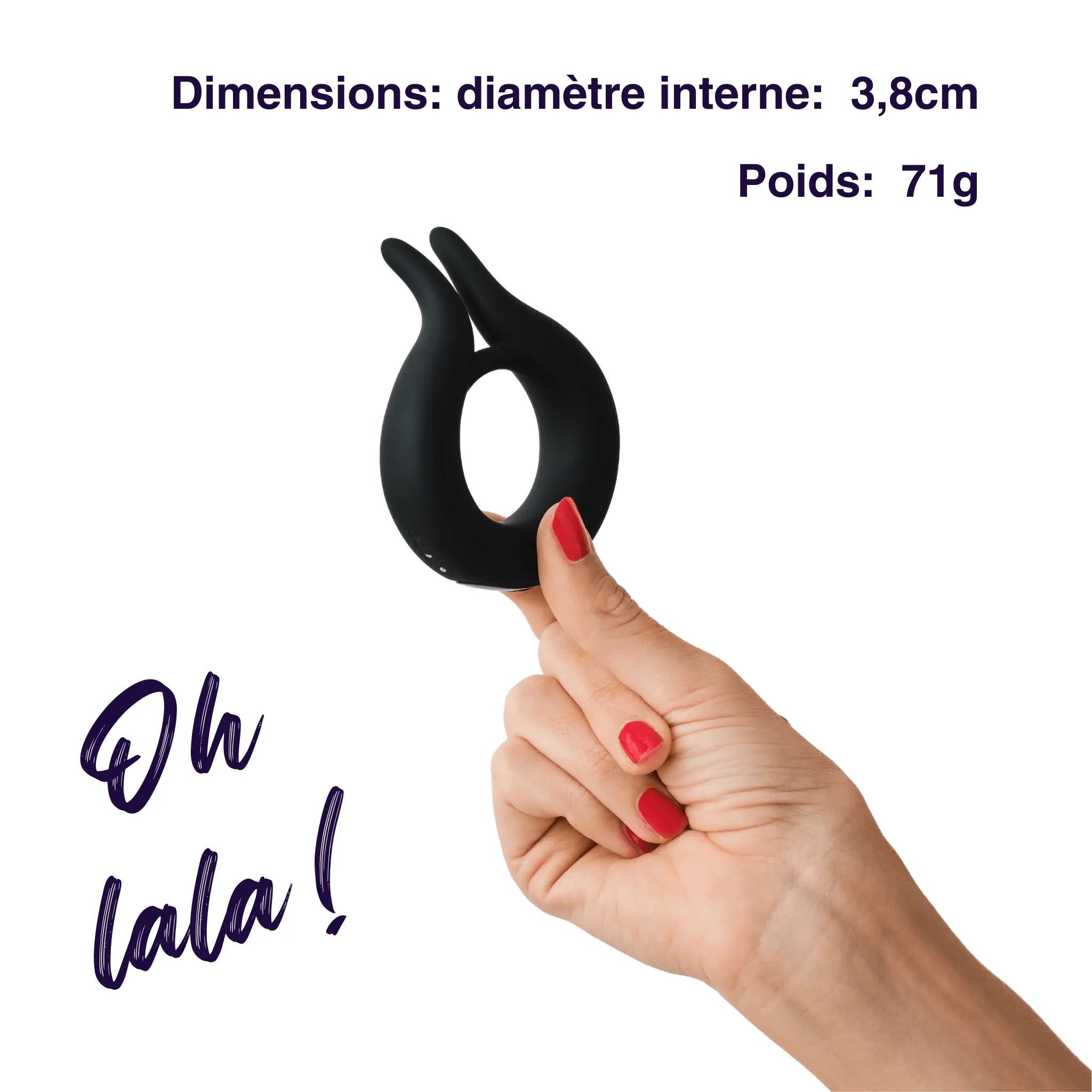 cockring vibrant anneau pénis silicone Mon Amour