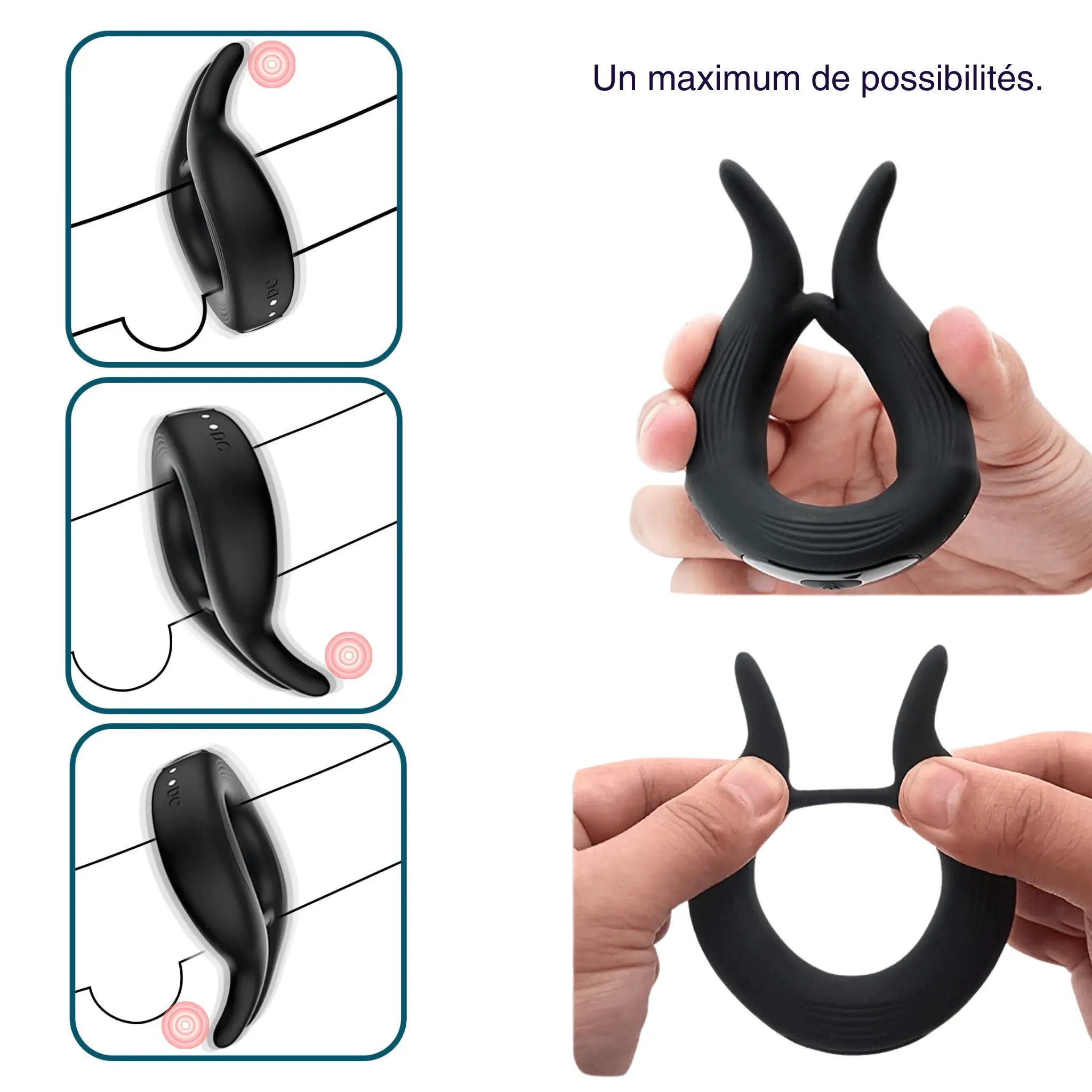 Anillo vibratorio para el pene diseñado por Mon Amour