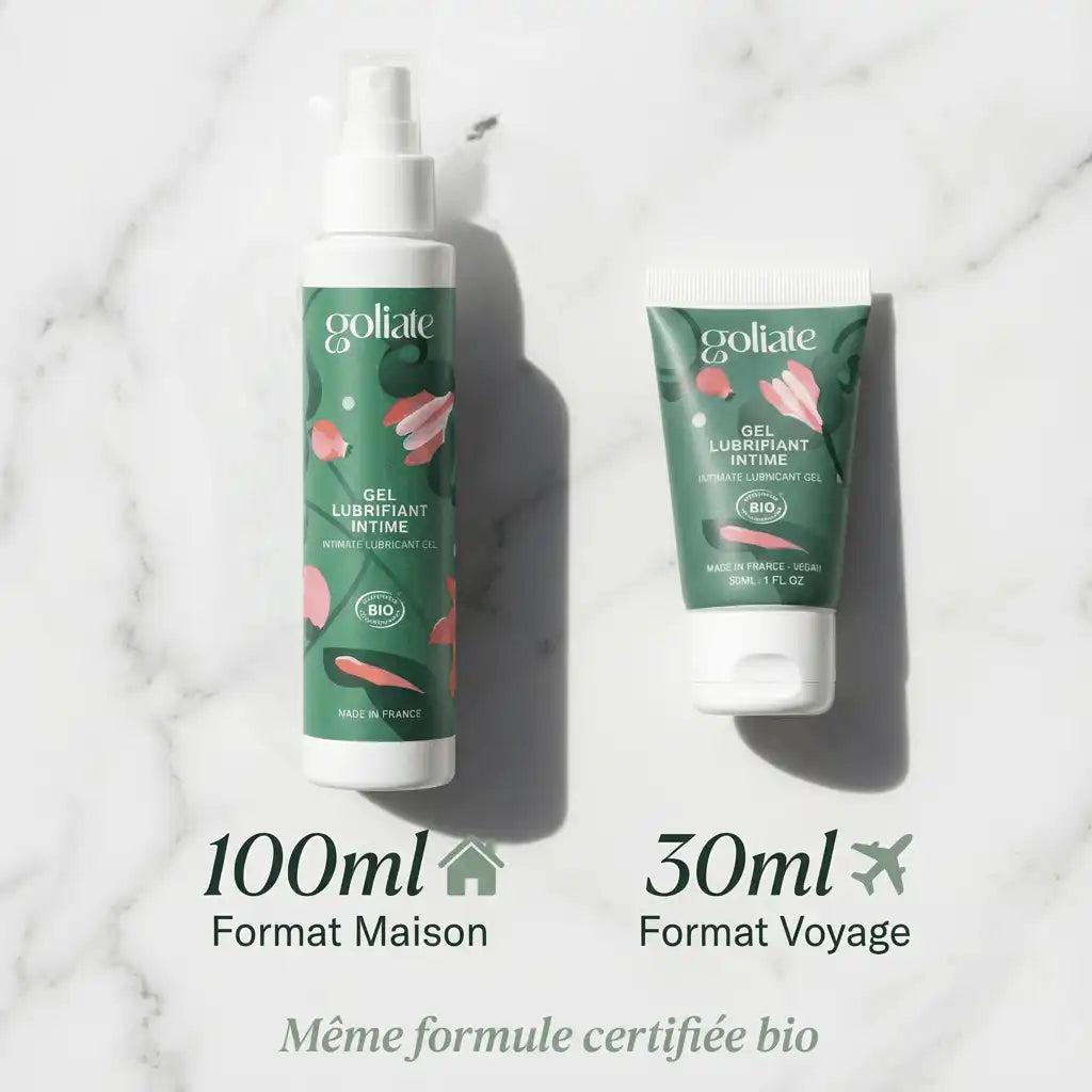 Gel lubricante íntimo - de larga duración - natural y certificado orgánico