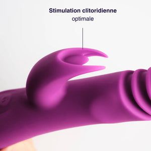 Milo - sextoy tête télescopique, vibrant et chauffant