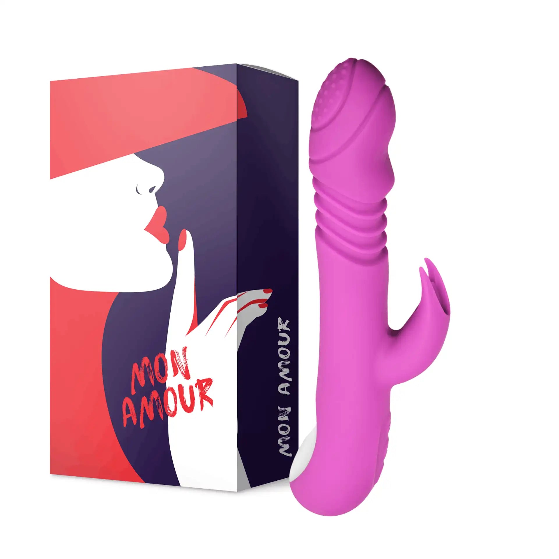 Milo - sextoy tête télescopique, vibrant et chauffant