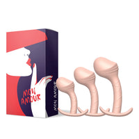 3 plugs anales flexibles especiales para la próstata de Mon Amour