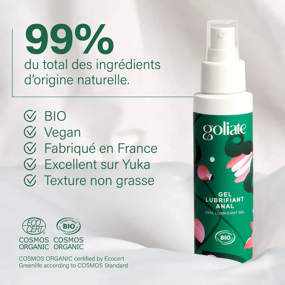 Lubrifiant anal texture épaisse