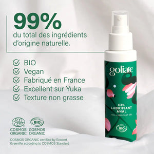 Gel lubricante anal - máximo confort - Natural y orgánico certificado