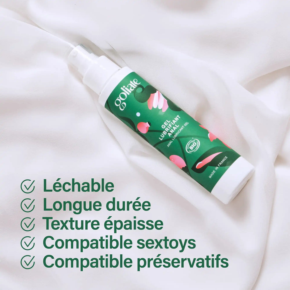 Lubrifiant anal texture épaisse