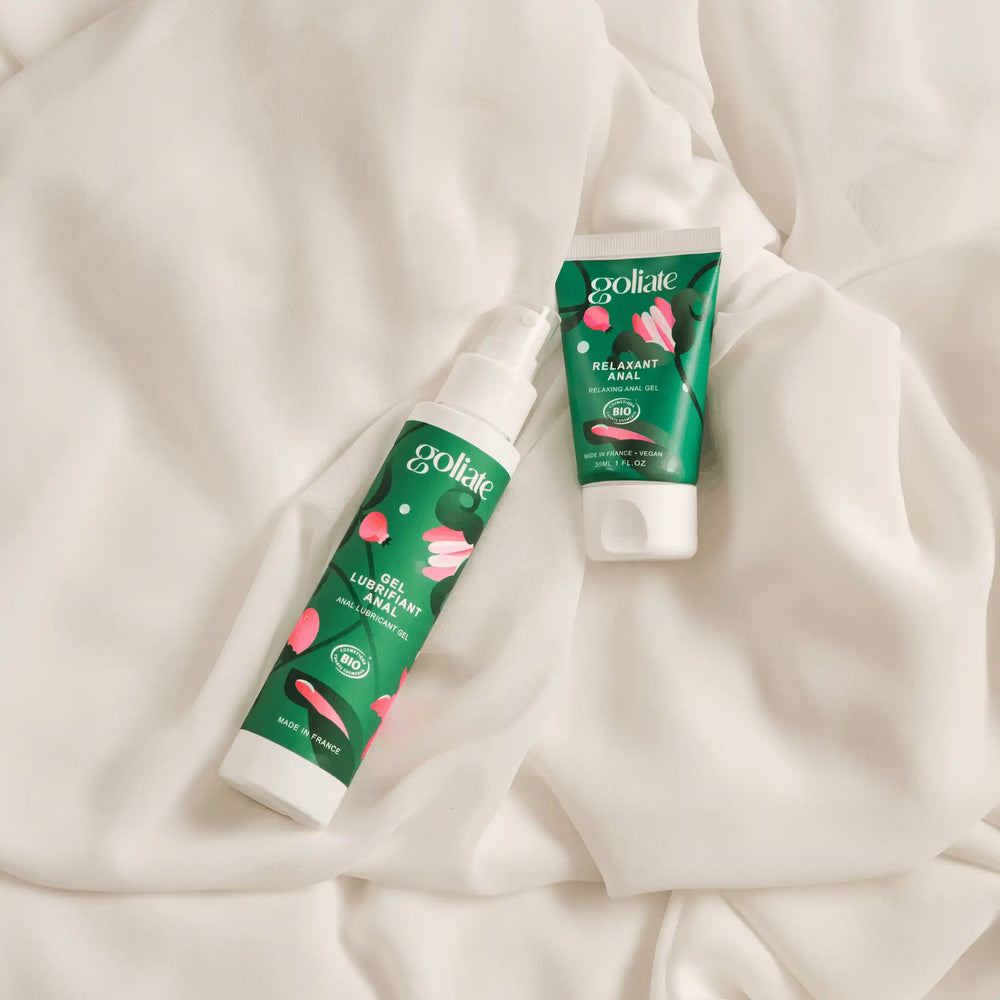 Anal pleasure pack: organic anal lubricant &amp; organic anal relaxant