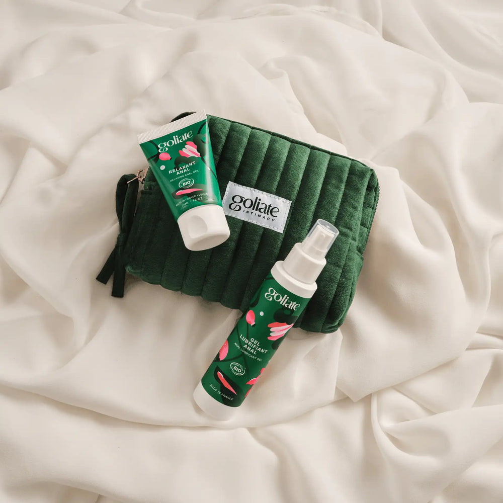 Anal pleasure pack: organic anal lubricant &amp; organic anal relaxant