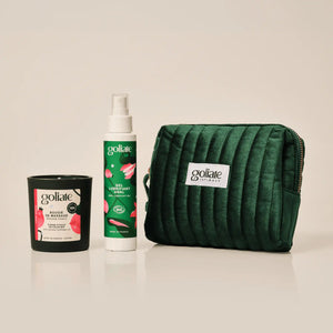 Bougie de massage + lubrifiant anal + Trousse intime OFFERTE