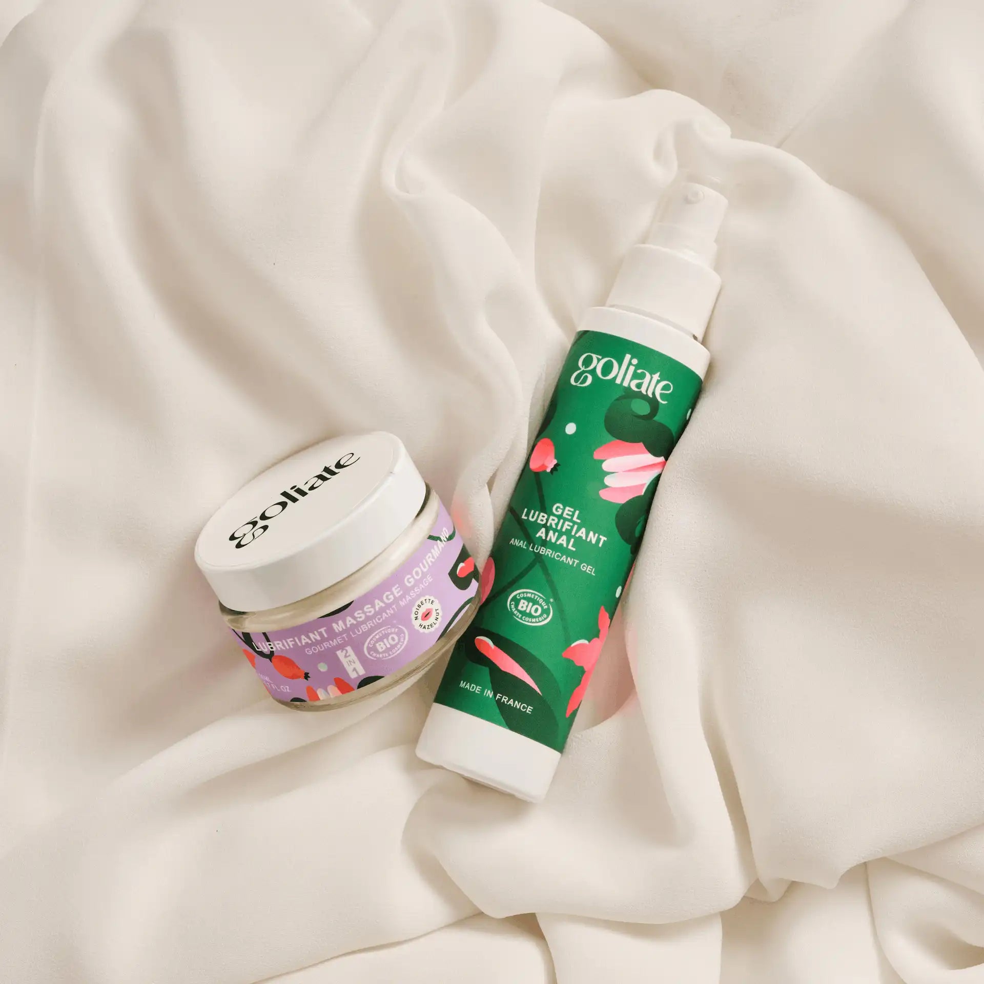 Crème massage lubrifiante + Lubrifiant anal + Trousse intime OFFERTE