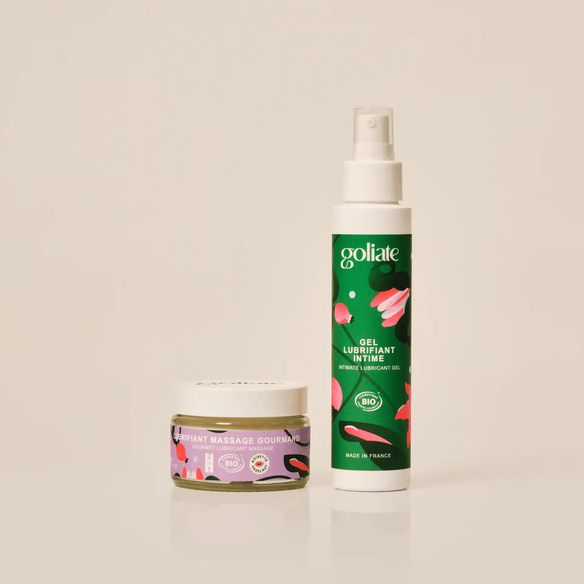 Crème massage lubrifiante + Lubrifiant intime + Trousse intime OFFERTE