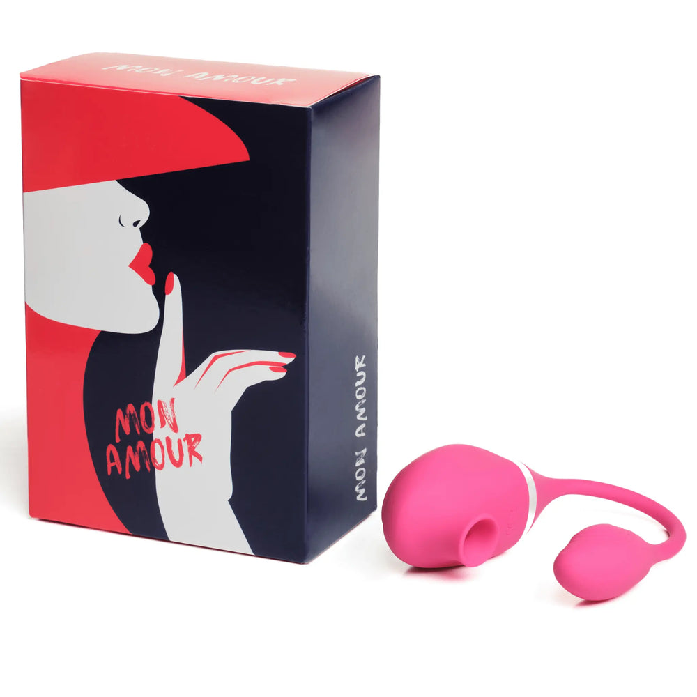 Yummi - 2 in 1 Clitoral Stimulator with Penetrating Vibrating Egg by Mon Amour