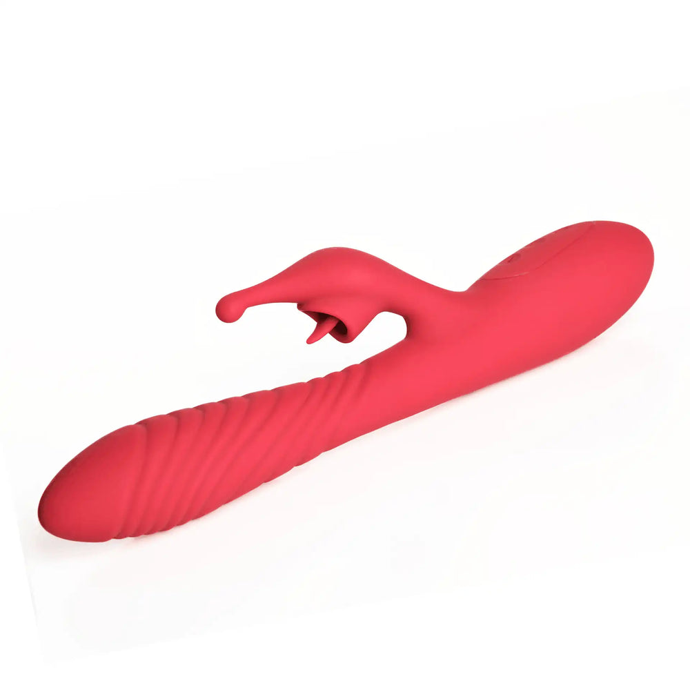 Sena - sextoy rabbit cunnilingus et nervuré