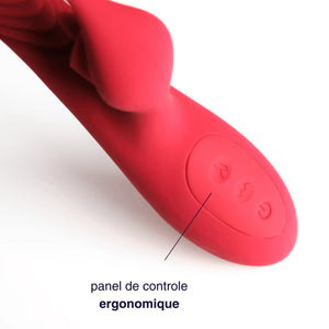 Sena - sextoy rabbit cunnilingus et nervuré