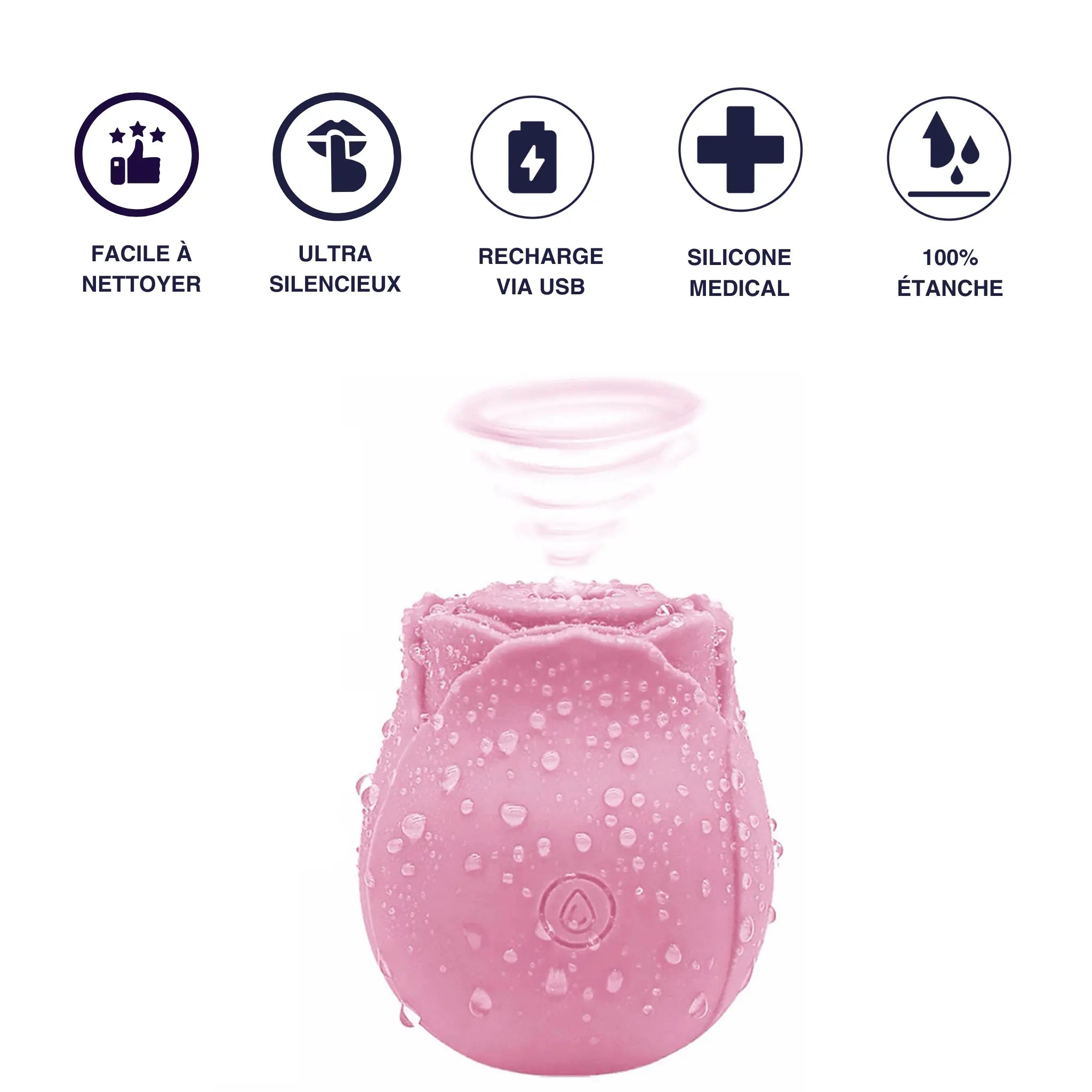 Roséa - contactless clitoral stimulator by Mon Amour