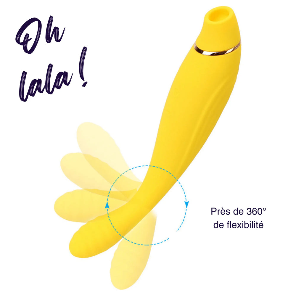 Banana power sex toy estimulador de clítoris 2 en 1 y vibrador de punto G de Mon Amour